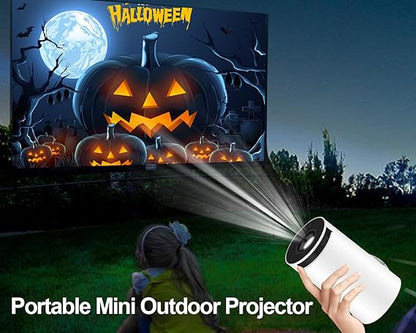 NovaBeam™ 4K Smart Projector WiFi 6 Bluetooth 5.0 • Android 11 | 180° Rotating
